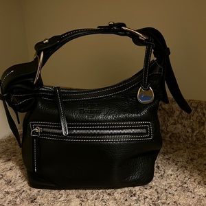 Dooney & Bourke Black Leather Shoulder Handbag